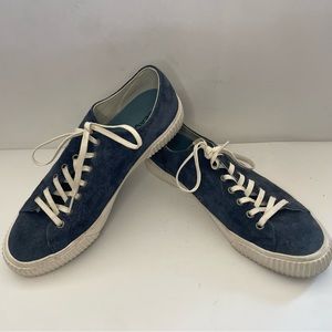 SeaVees Men’s Blue Suede Darby Shoes-Size 10.5